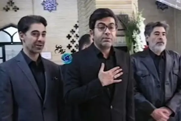 گریه‌های بی‌امان بازیگران مشهور در مراسم ختم مادر فرزاد حسنی + فیلم