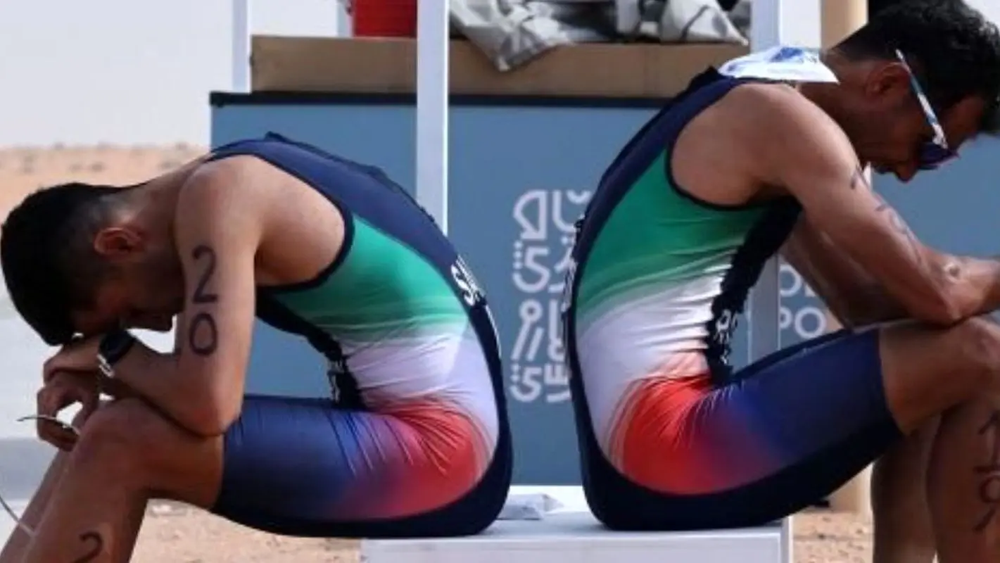 ناراحتی جالب دو وزشکار ایرانی سوژه شد (عکس)