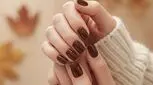 خاص‌ترین طرح‌های ناخن تیره؛ انتخابی شیک، گرم و همیشه ترند

