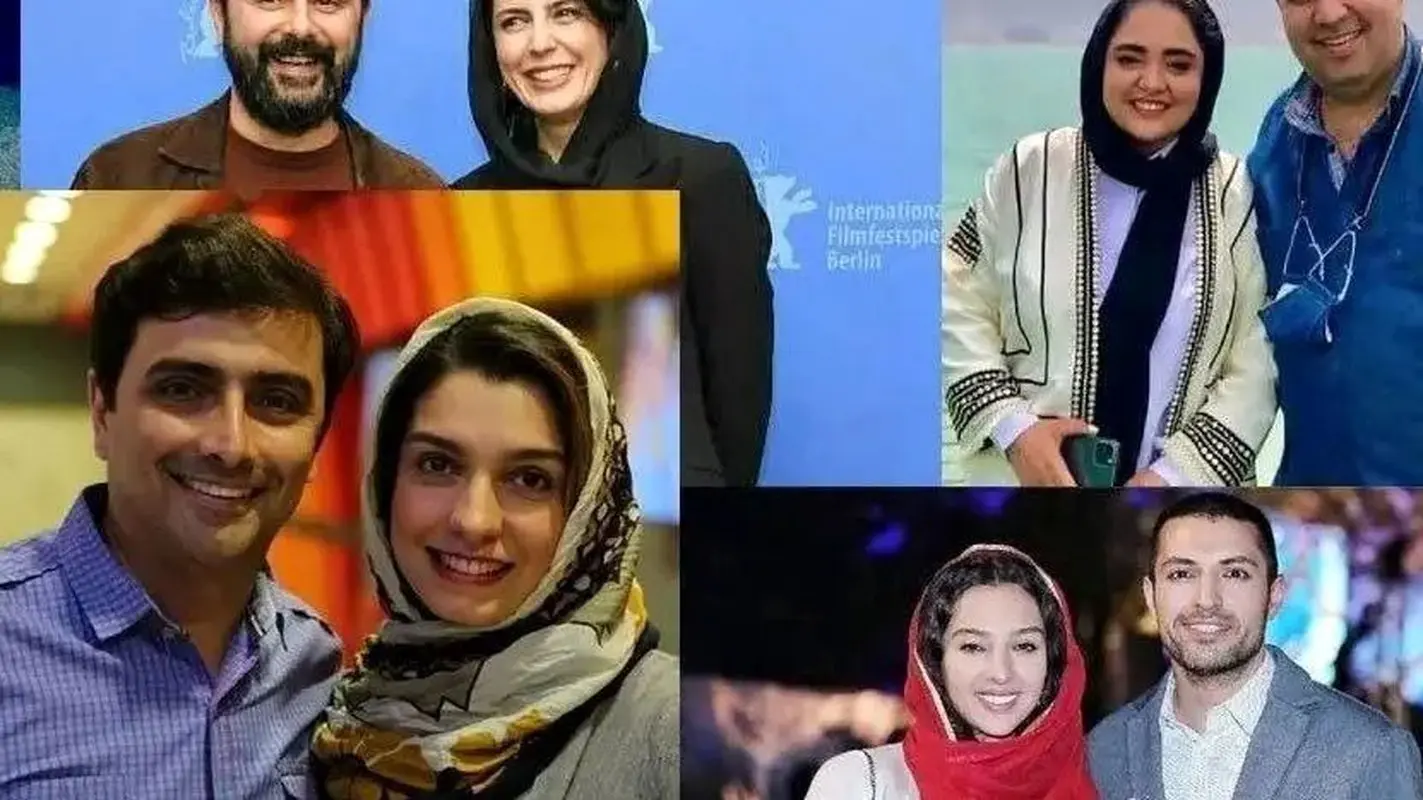 عکس‌های خاص علی اوجی و نرگس محمدی، ساعد سهیلی و گلوریا هاردی در فرش قرمز سینما!