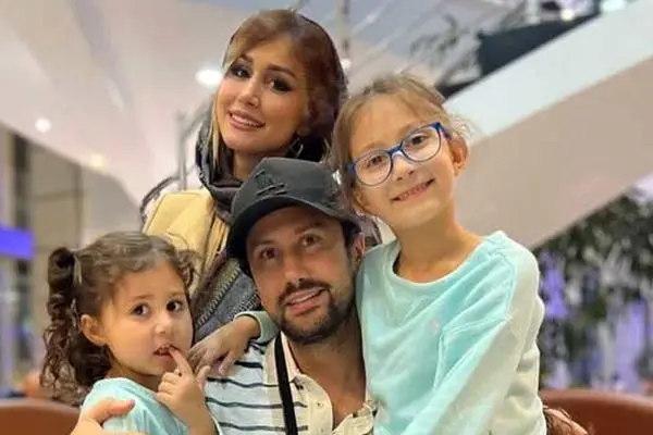 تولد لاکچری زن شاهرخ استخری در کنار دخترانش + عکس