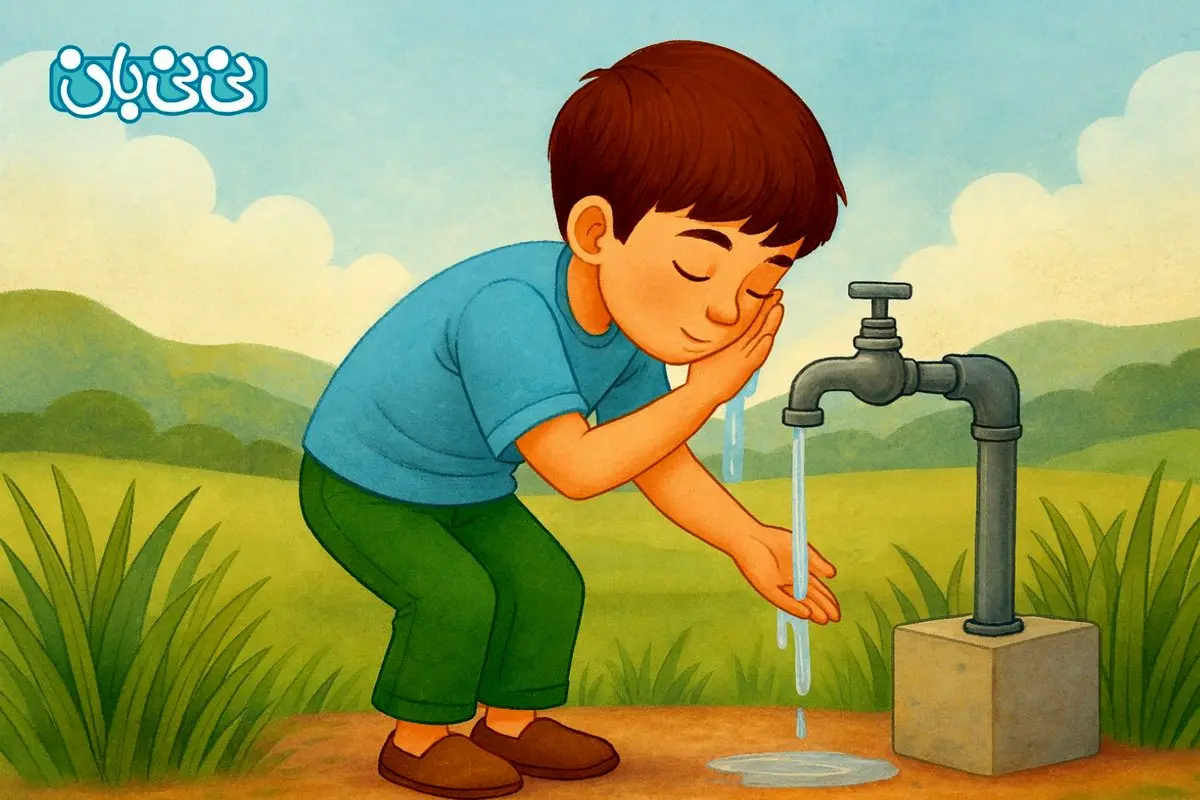 آموزش وضو برای کودکان _ مرحله به مرحله + شعر و داستان