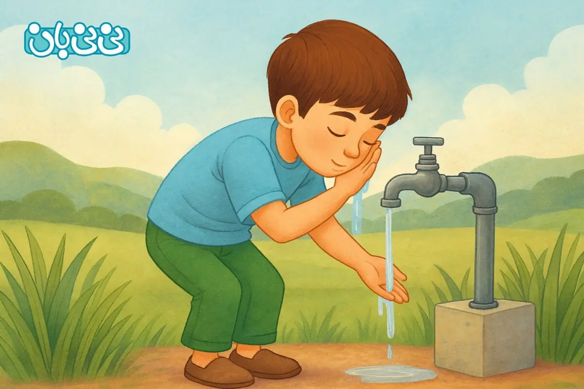 آموزش وضو برای کودکان _ مرحله به مرحله + شعر و داستان