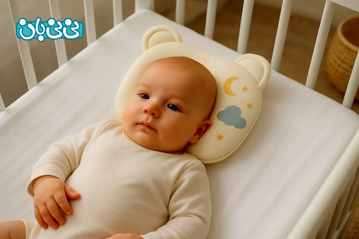 بالش فرم دهی سر نوزاد ـ ۴ مزایا و معایب آن + طرز استفاده