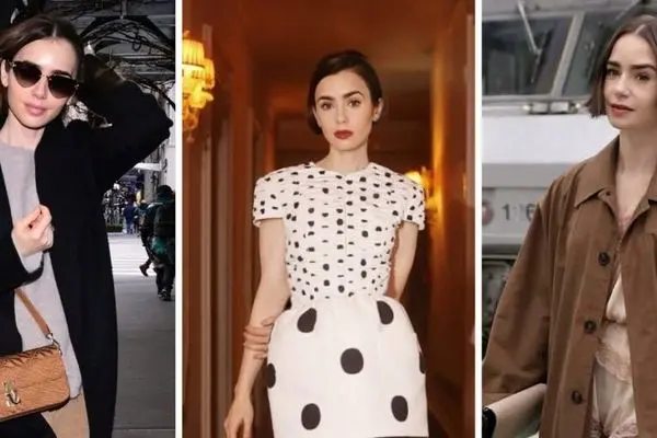 استایل های لیلی کالینز در پروموت فصل پنجم سریال «امیلی در پاریس» (تصاویر)