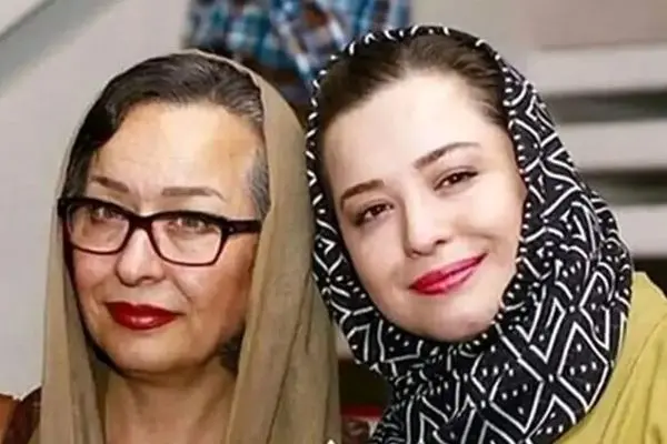 می دانید مادر این خانم بازیگر کیست؟ + عکسی از خانم بازیگر چشم رنگی در آغوش پدر