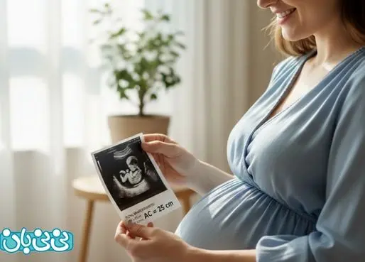 Ac در سونوگرافی یا دور شکم جنین، چقدر باید باشد؟