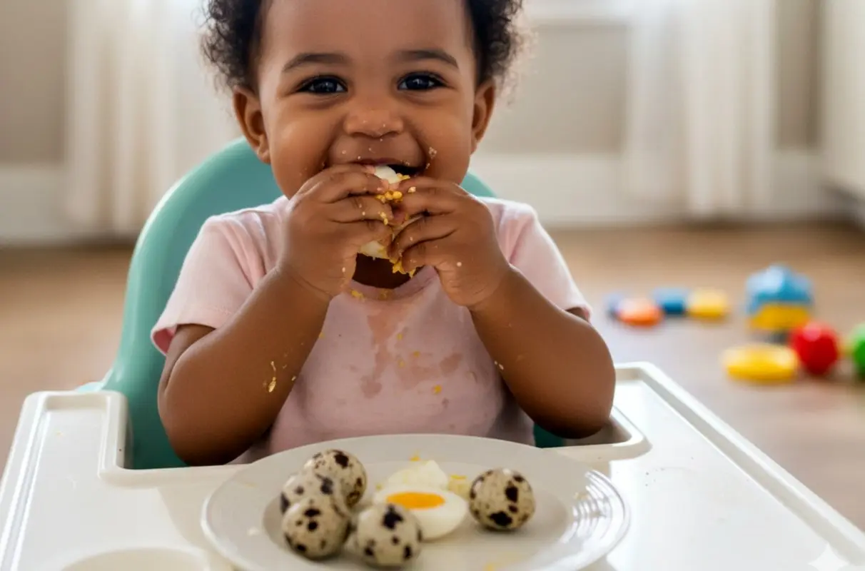 تخم بلدرچین برای نوزاد ـ ۵ فایده + نحوه و مقدار مجاز مصرف