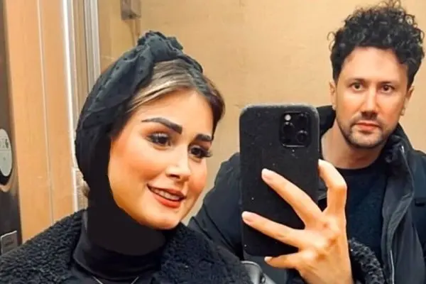 عکس جذاب پالتوی شیک زمستانی همسر شاهرخ استخری؛ ستاره خوش‌پوش ایرانی