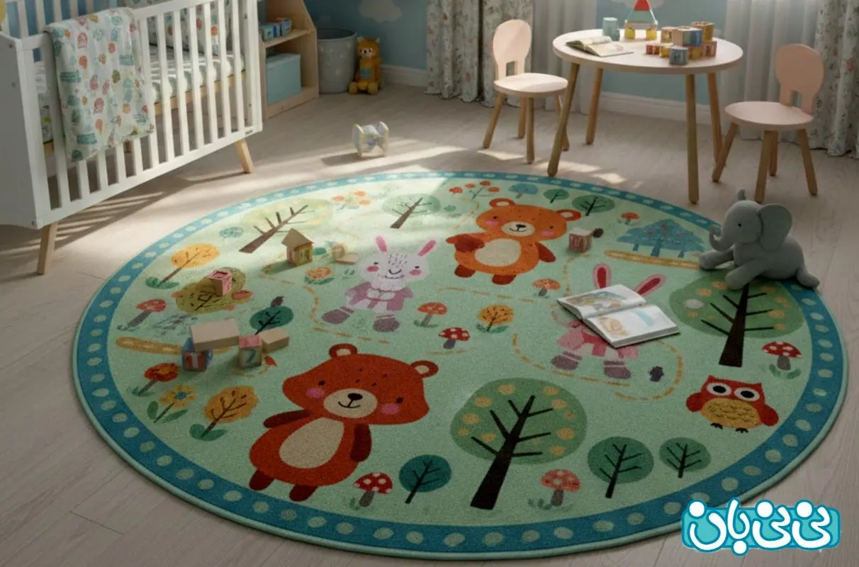 راهنمای خرید فرش اتاق کودک برای دختر و پسر _ 8 نکته مهم