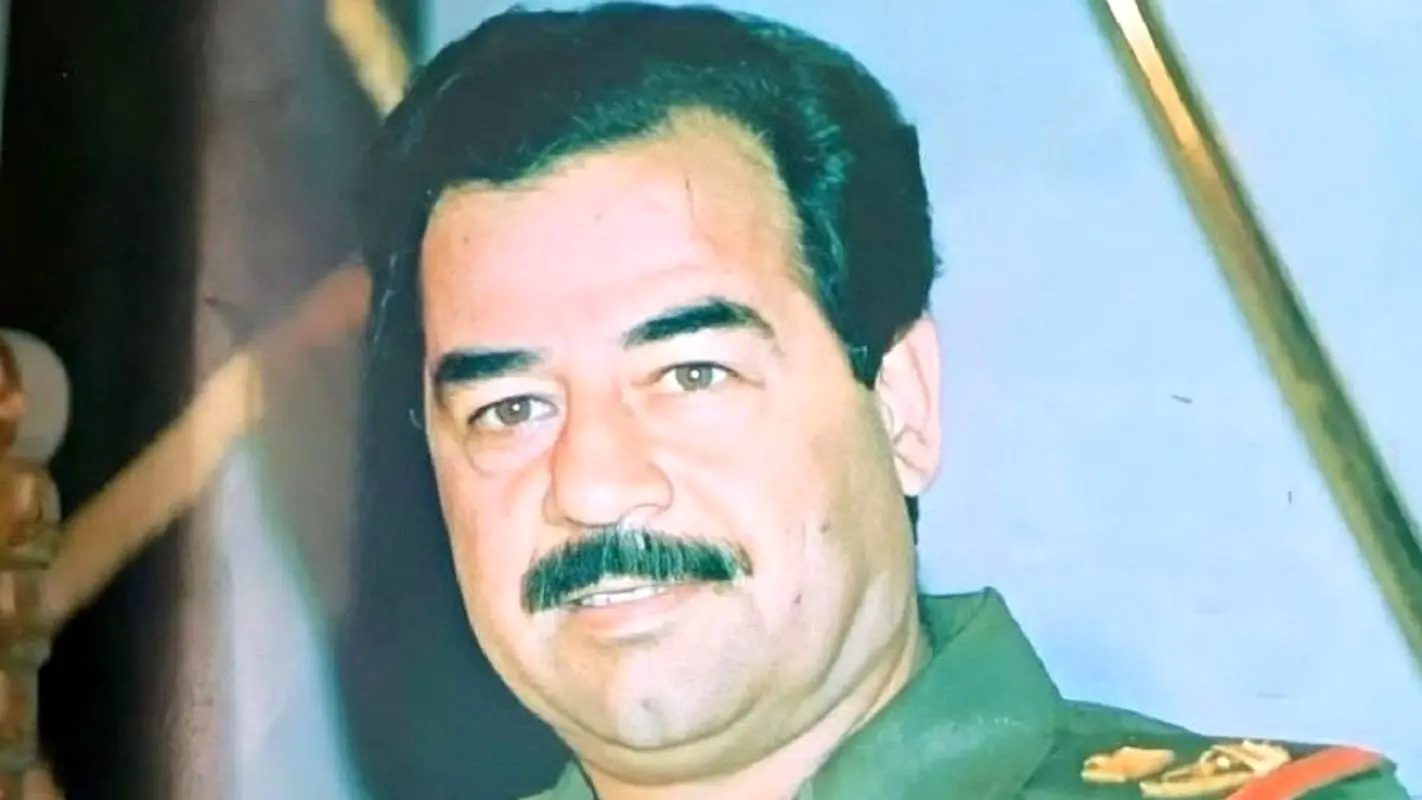 اولین عکس از زن اول صدام حسین / ترس ساجده از تفنگ دیکتاتور عراقی ! 