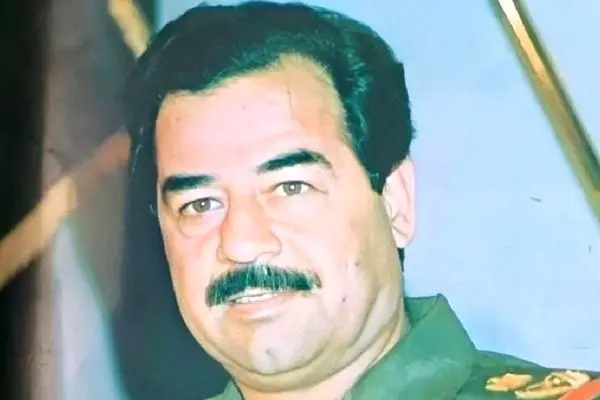 اولین عکس از زن اول صدام حسین / ترس ساجده از تفنگ دیکتاتور عراقی ! 