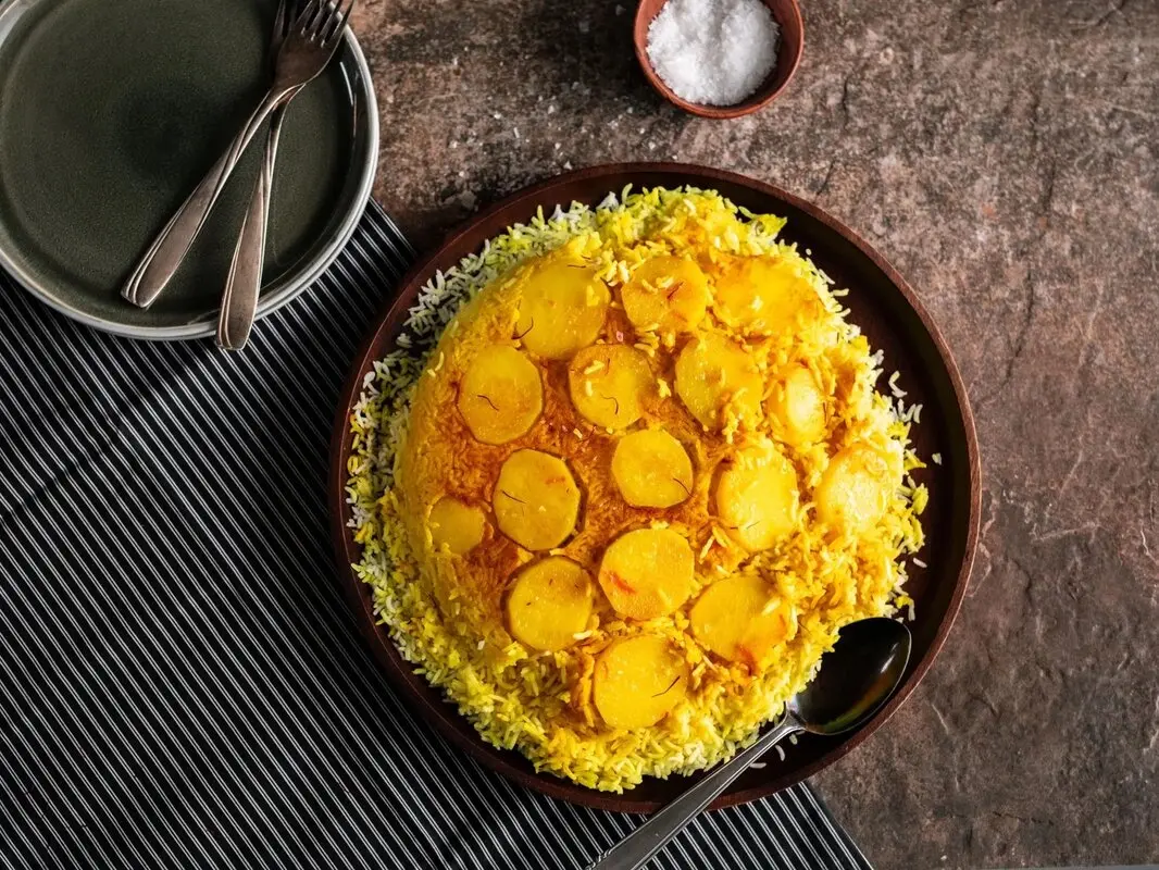 ته‌ دیگ فوق العاده خوشمزه‌ای که کالری زیادی دارد!