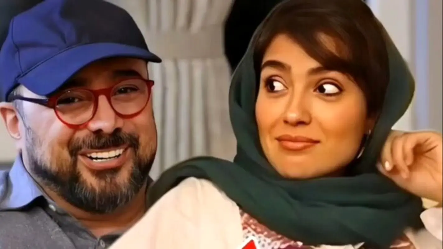 عکس بامزه مونا کرمی و سپند امیرسلیمانی در پشت صحنه نمایش باران اسیدی!