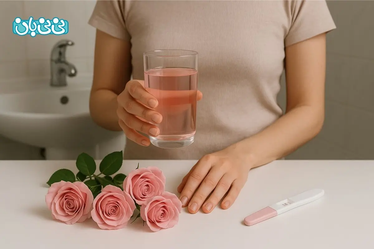 تست بارداری با گلاب در خانه | روش انجام و میزان دقت آن