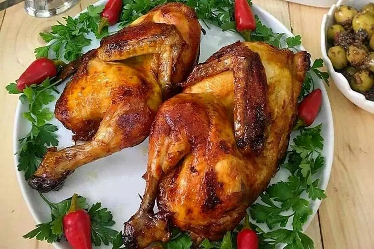  اکبر جوجه رو به سبک رستورانی تو خونه درست کن! با سس انار به سبک شمالی ها