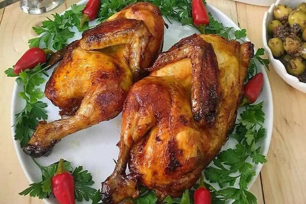  اکبر جوجه رو به سبک رستورانی تو خونه درست کن! با سس انار به سبک شمالی ها