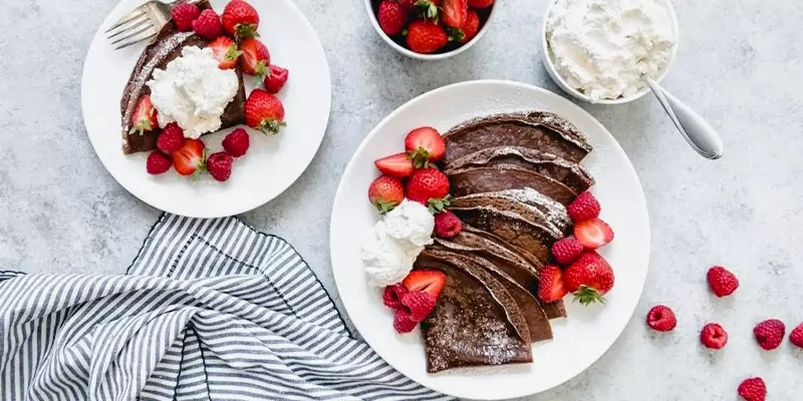 طرز تهیه کرپ شکلاتی میان وعده ای خوشمزه و آسان