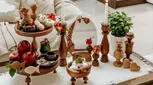 سفره هفت سین چوبی، استقبال شیک شما از بهار (عکس)