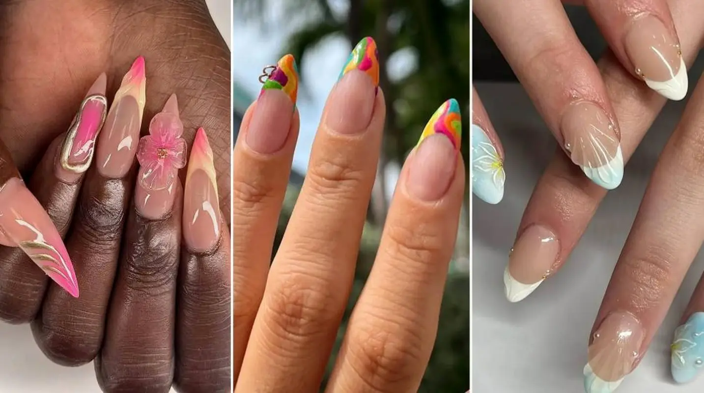 با این ناخن های چشمگیر به شیک ترین خانم فامیل تبدیل شوید! (تصاویر)