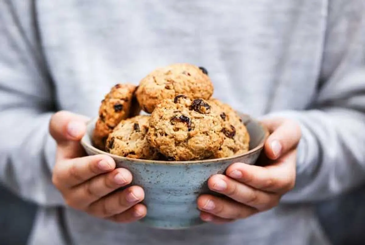 طرز تهیه کوکی جو پرک در هواپز برای خانم های رژیمی 
