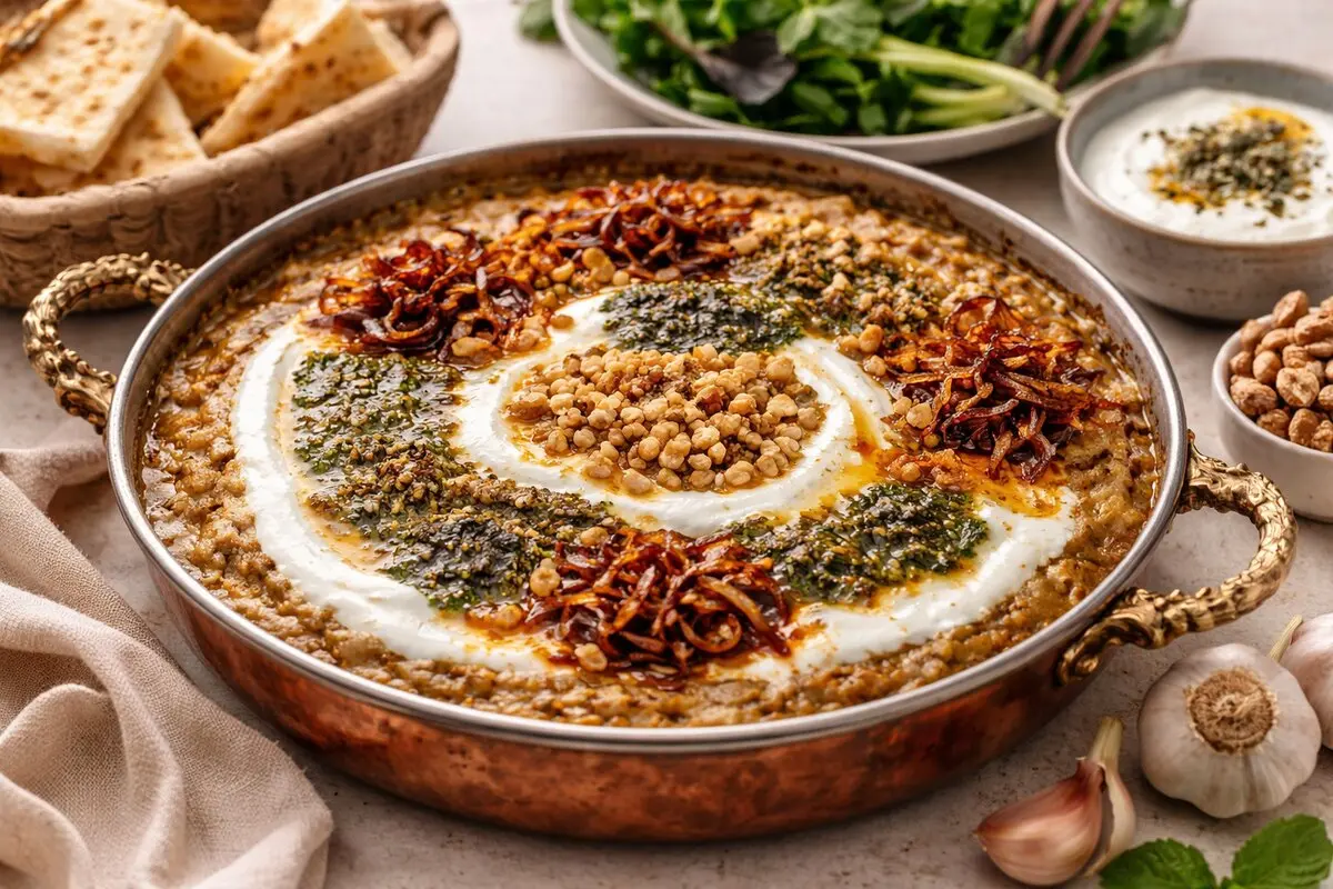 طرز تهیه کشک بادمجان حرفه‌ای خوشمزه، دستور پخت مرحله به مرحله