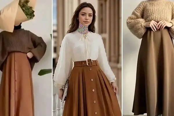 چگونه لباس قهوه‌ای را با رنگ‌های مختلف ست کنیم؟ 