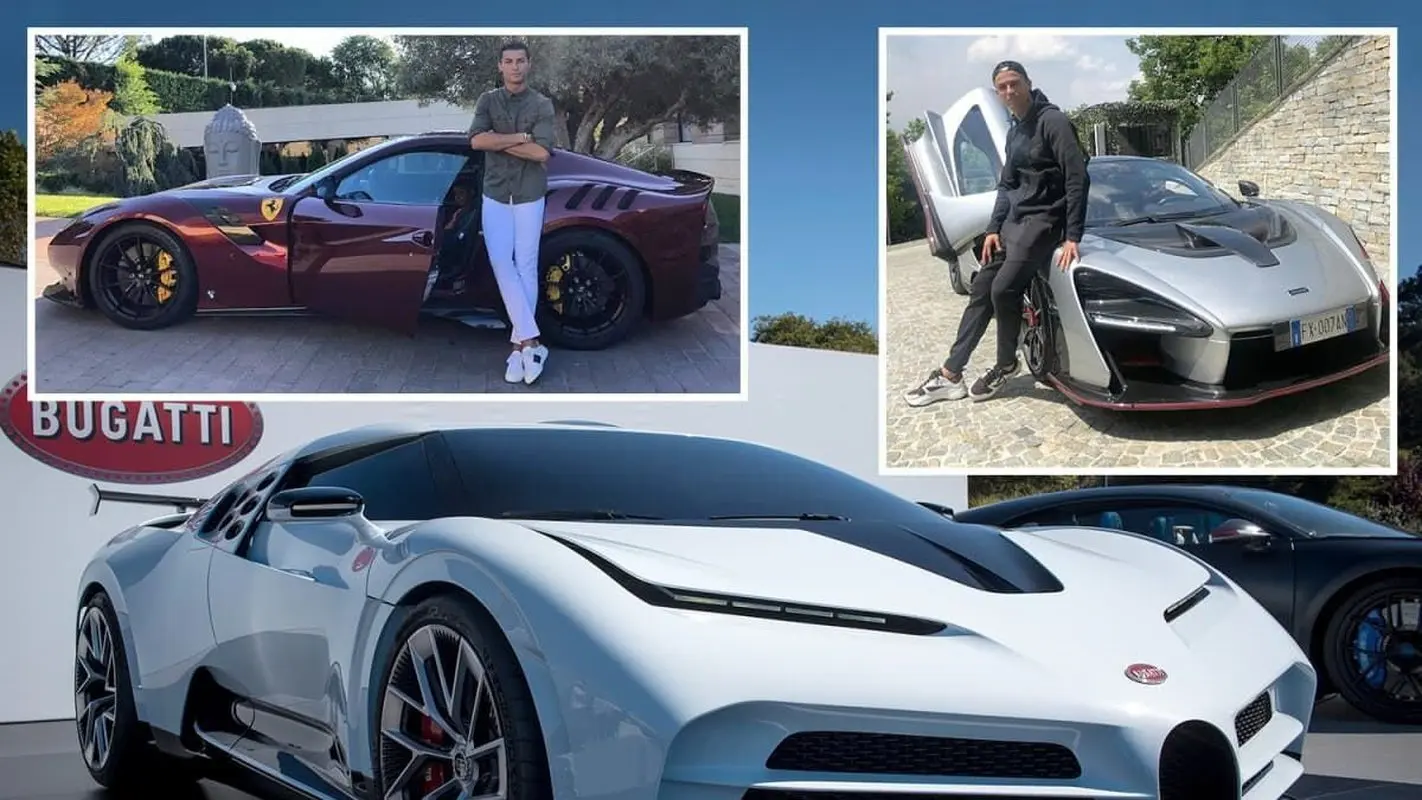 چه اتومبیل هایی در کلکسیون رونالدو پیدا می شود؟