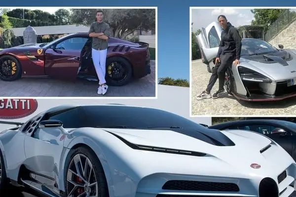 چه اتومبیل هایی در کلکسیون رونالدو پیدا می شود؟