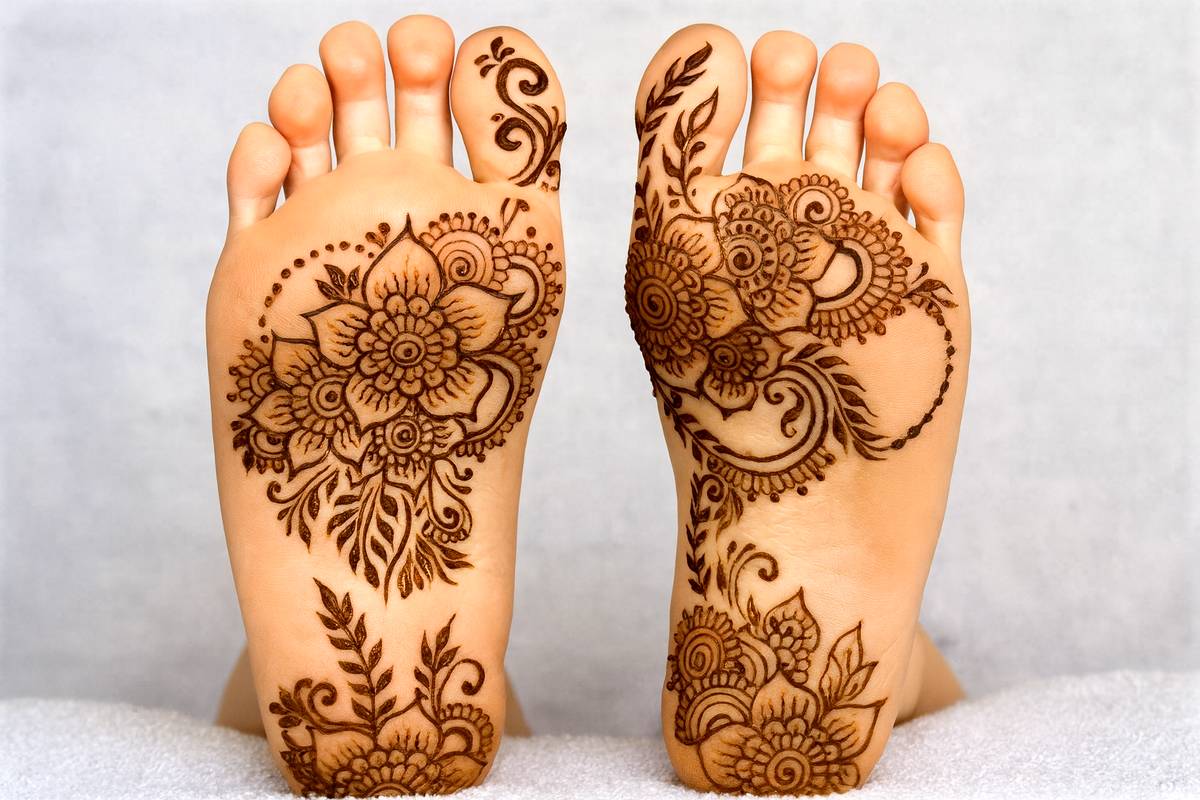 10 خاصیت حنا برای کف پا و روش استفاده از آن + روش تهیه حنا