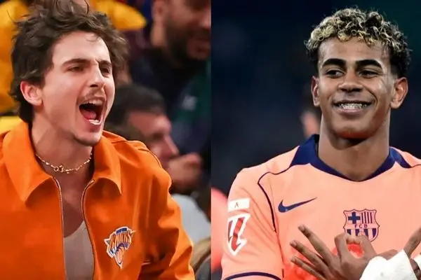 لامین یامال چکار به تیموتی شالامی دارد؟ (عکس)