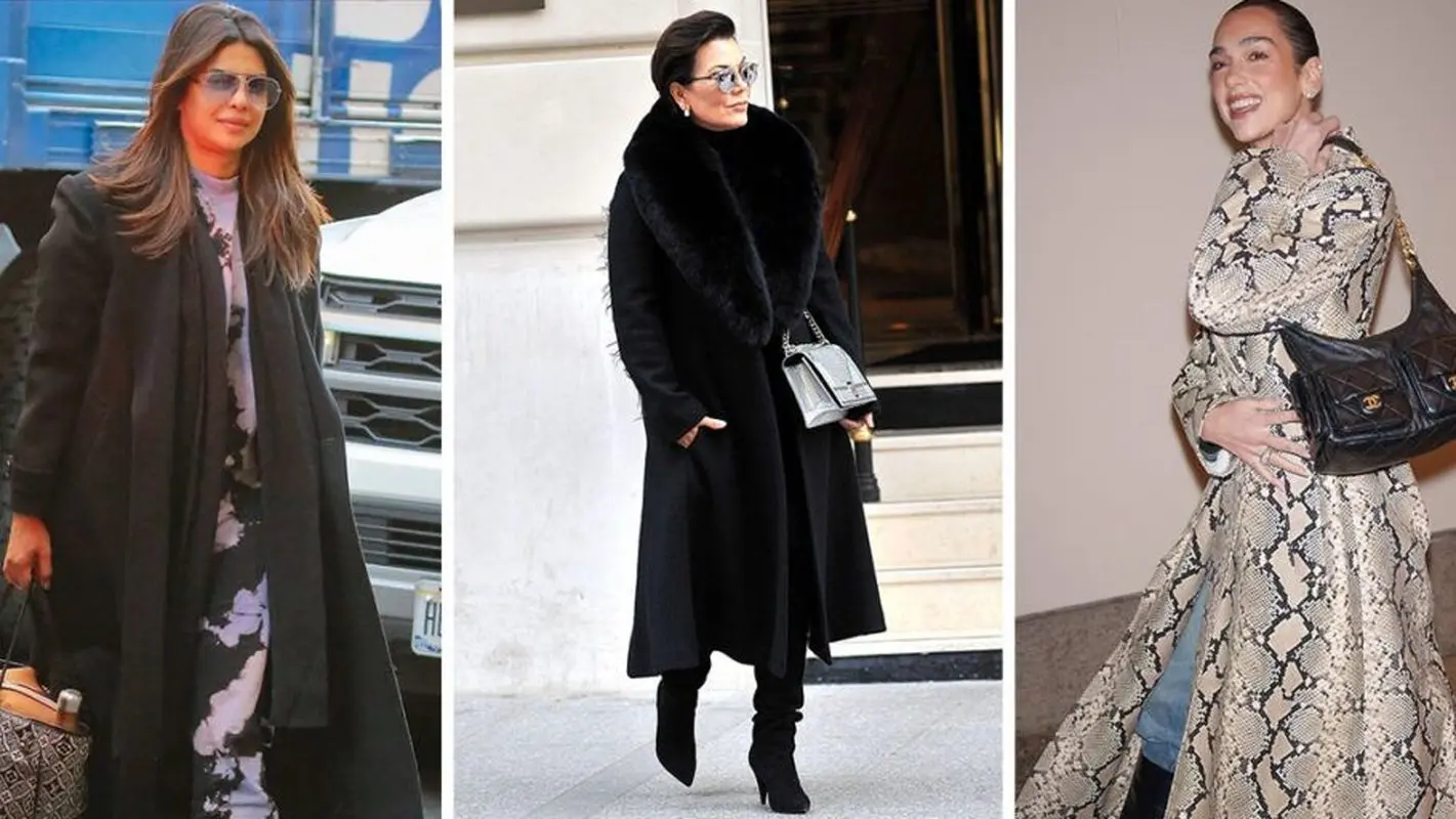 سلبریتی های بلند چه می کنند با پالتوهای بلند! / اینگونه ست کنید