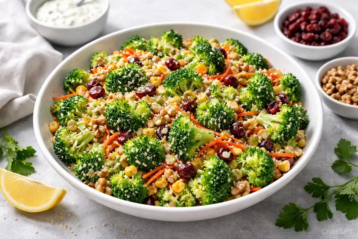 سالاد بروکلی؛ یک انتخاب سالم و سریع برای تمام اعضای خانواده