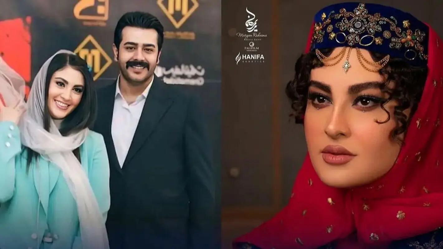 رقص فوق‌العاده مریم مومن و شوهرش در شب عروسی با آهنگ عربی