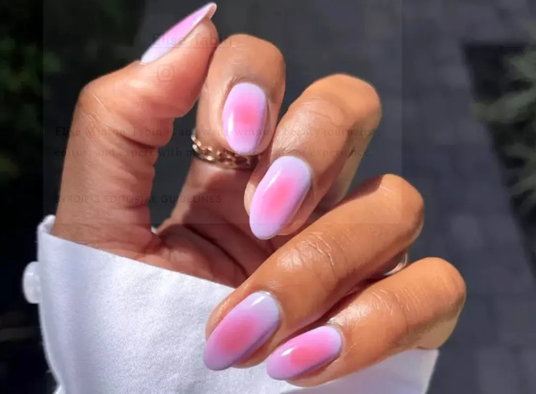 10 مدل دیزاین «هاله ای» ناخن (تصاویر)