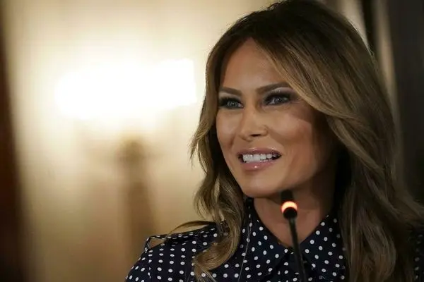 ملانیا هم در قرعه کشی جام جهانی رویت شد (عکس)