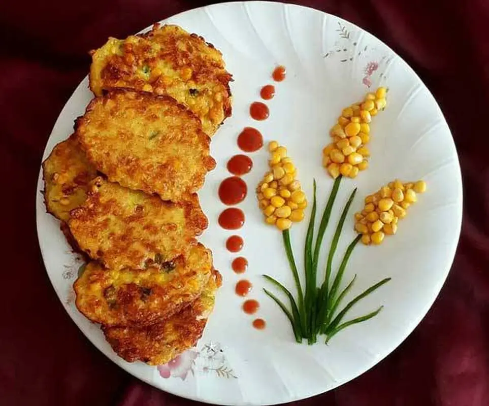 کوکوی ذرت، ساده و خوشمزه 

