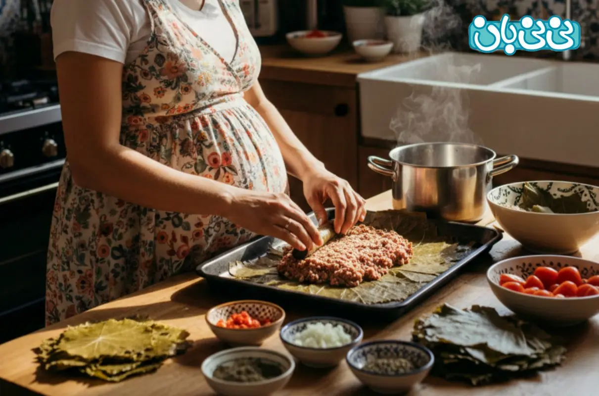 مصرف دلمه برگ مو در بارداری | فواید، مضرات و نکات مهم