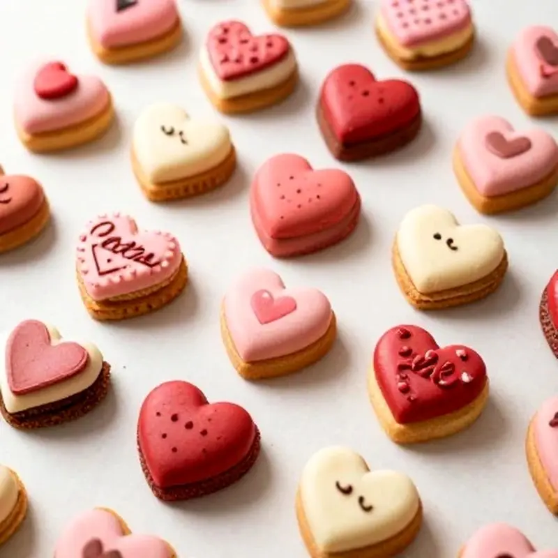 10 ایده شیرینی ولنتاینی؛ کیوت قلبی خوشمزه