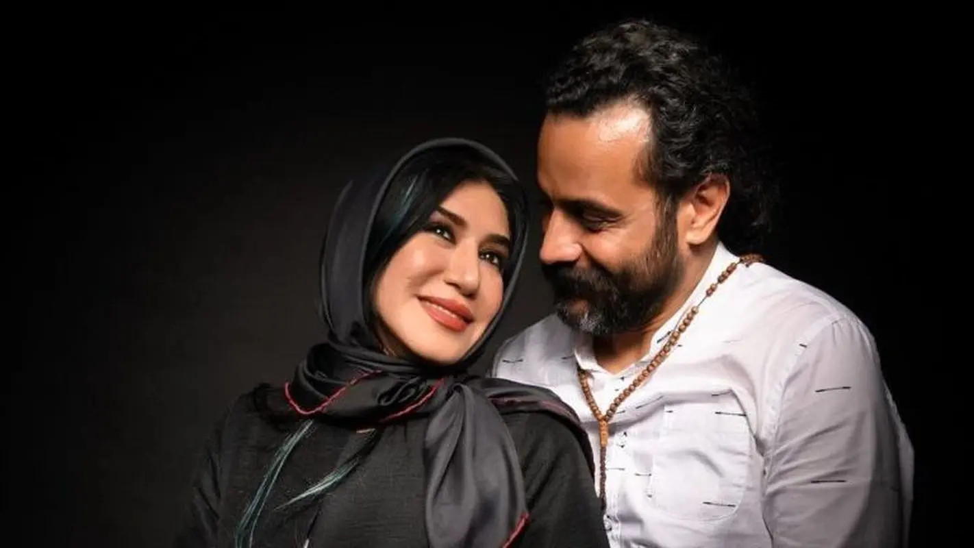 عکس منتشر نشده نسیم ادبی با همسرش قبل از حادثه غم‌انگیز