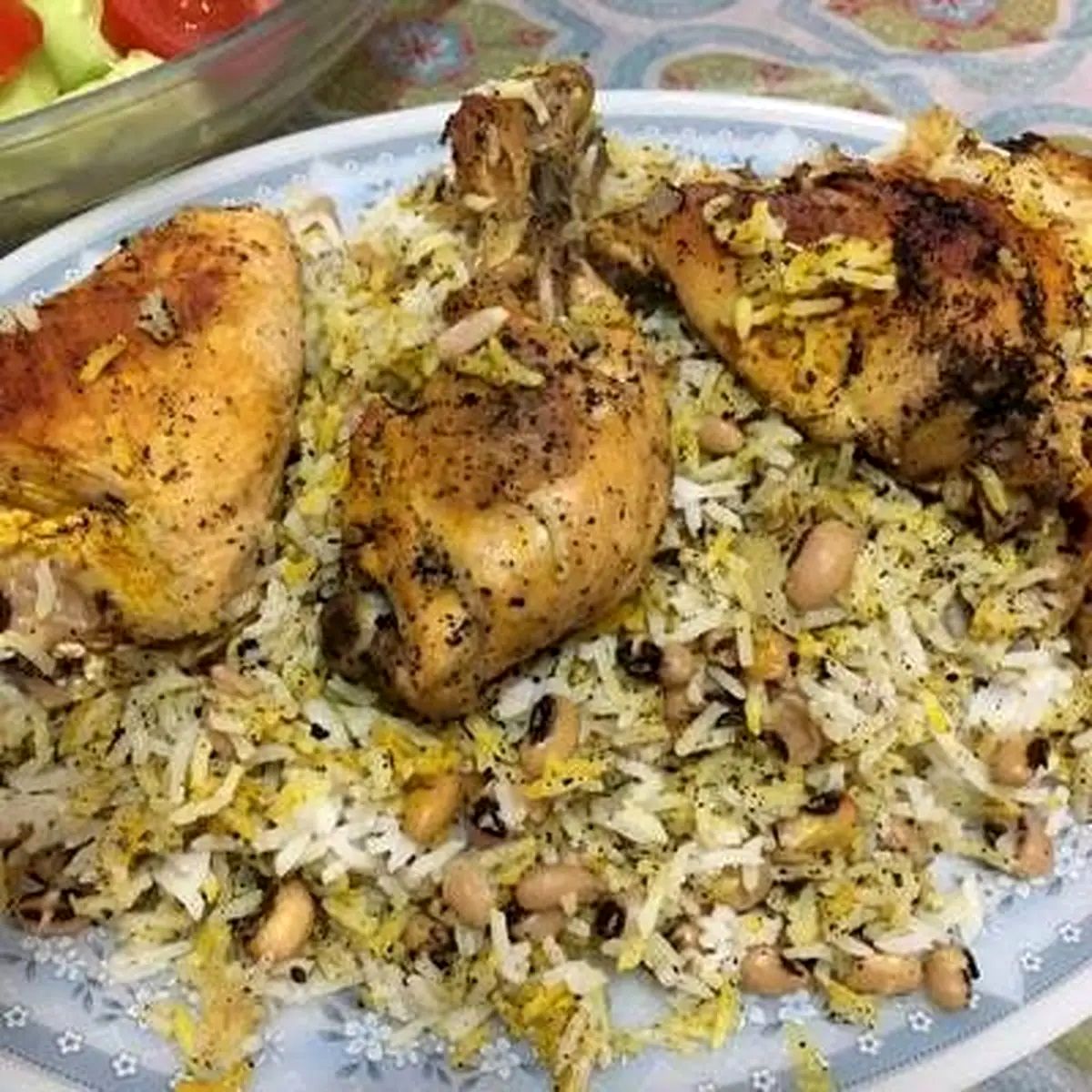 طرز پخت ته چین ورامینی با لوبیا چشم بلبلی؛ خوش طعم و لذیذ