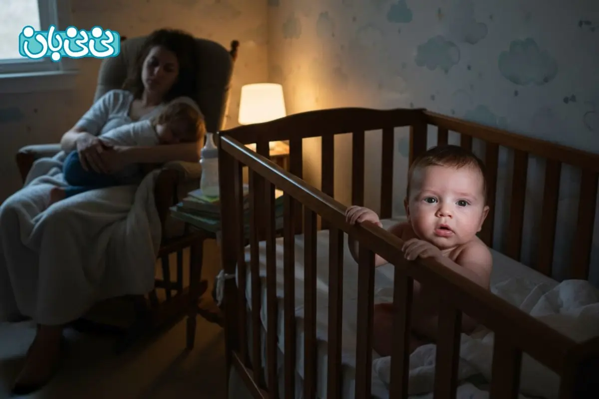بی خوابی نوزاد _ ۱۲ علت و راهحلهای رفع آن
