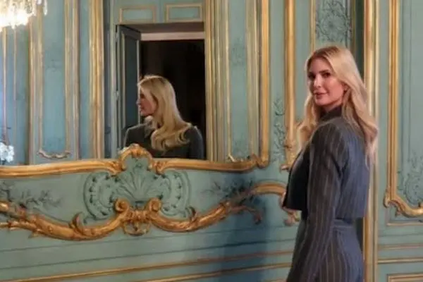 شیک پوشی بی پایان ایوانکا ترامپ اینبار در پاریس (عکس)