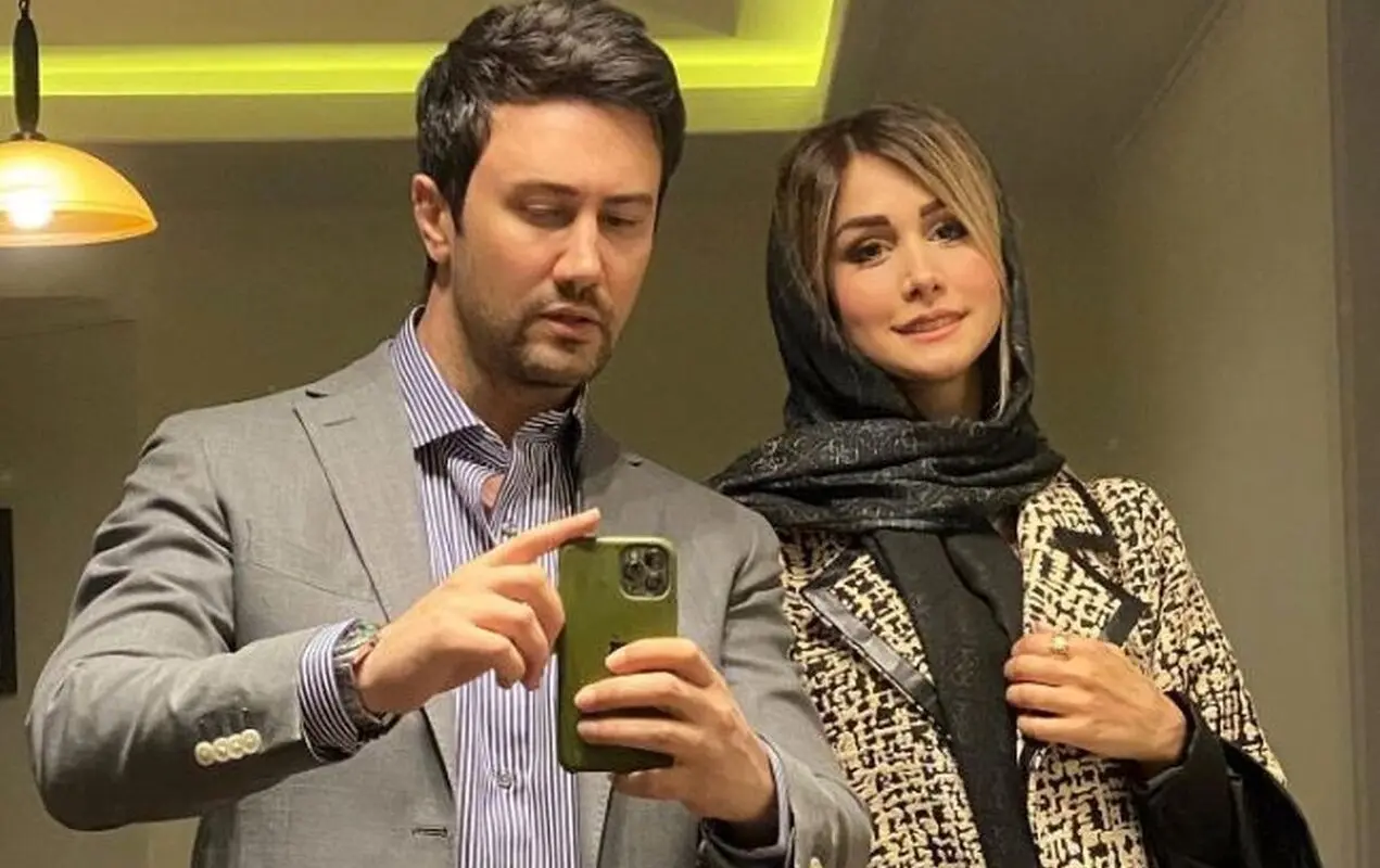 استایل زمستونی شیک همسر شاهرخ استخری / تیپ سبز و مشکی ترکاند + عکس