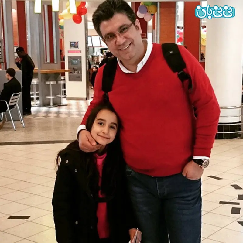 عکس اینستاگرام رضا رشید پور، همراه با دخترش