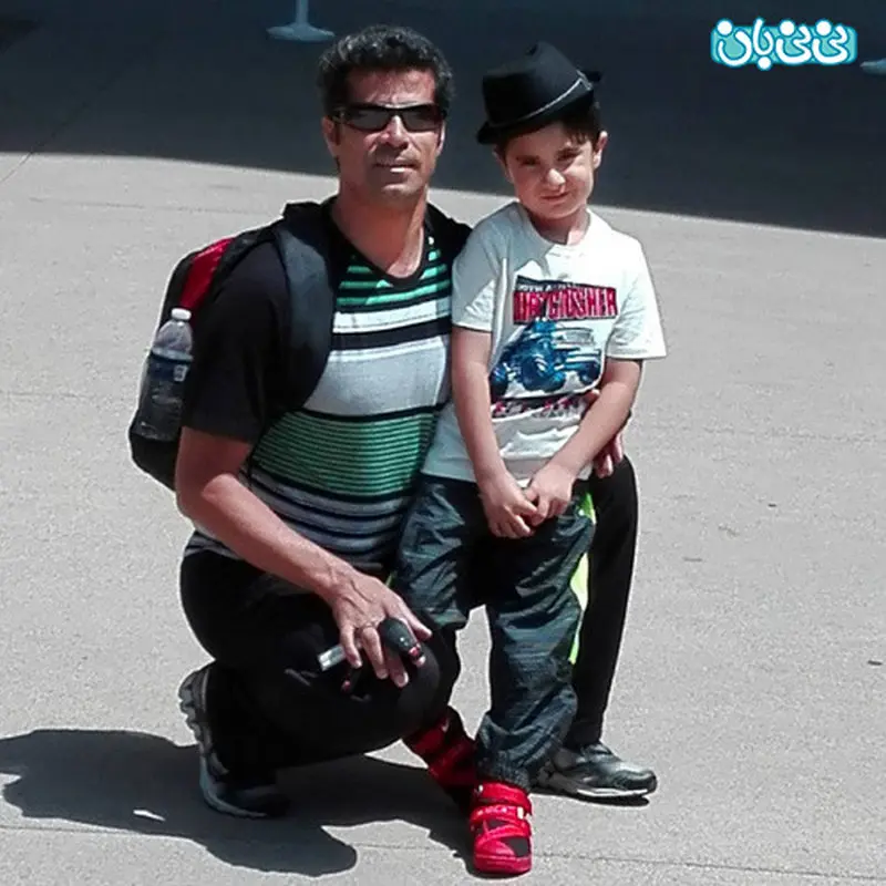 اینستاگرام هادی ساعی، من و پسر خوش‌تیپم!