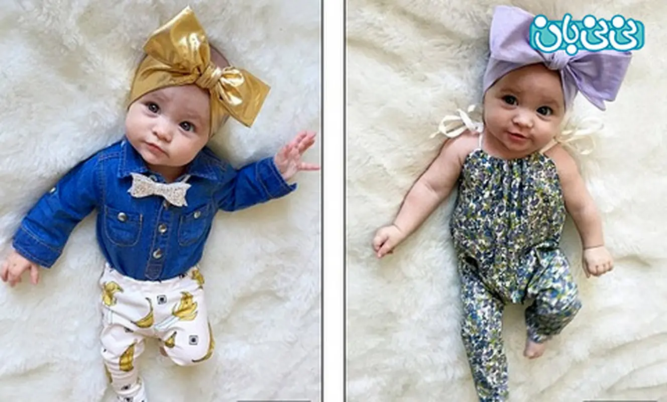 دختر بچه خوشتیپ، یکی از باکلاس ترین نوزادها