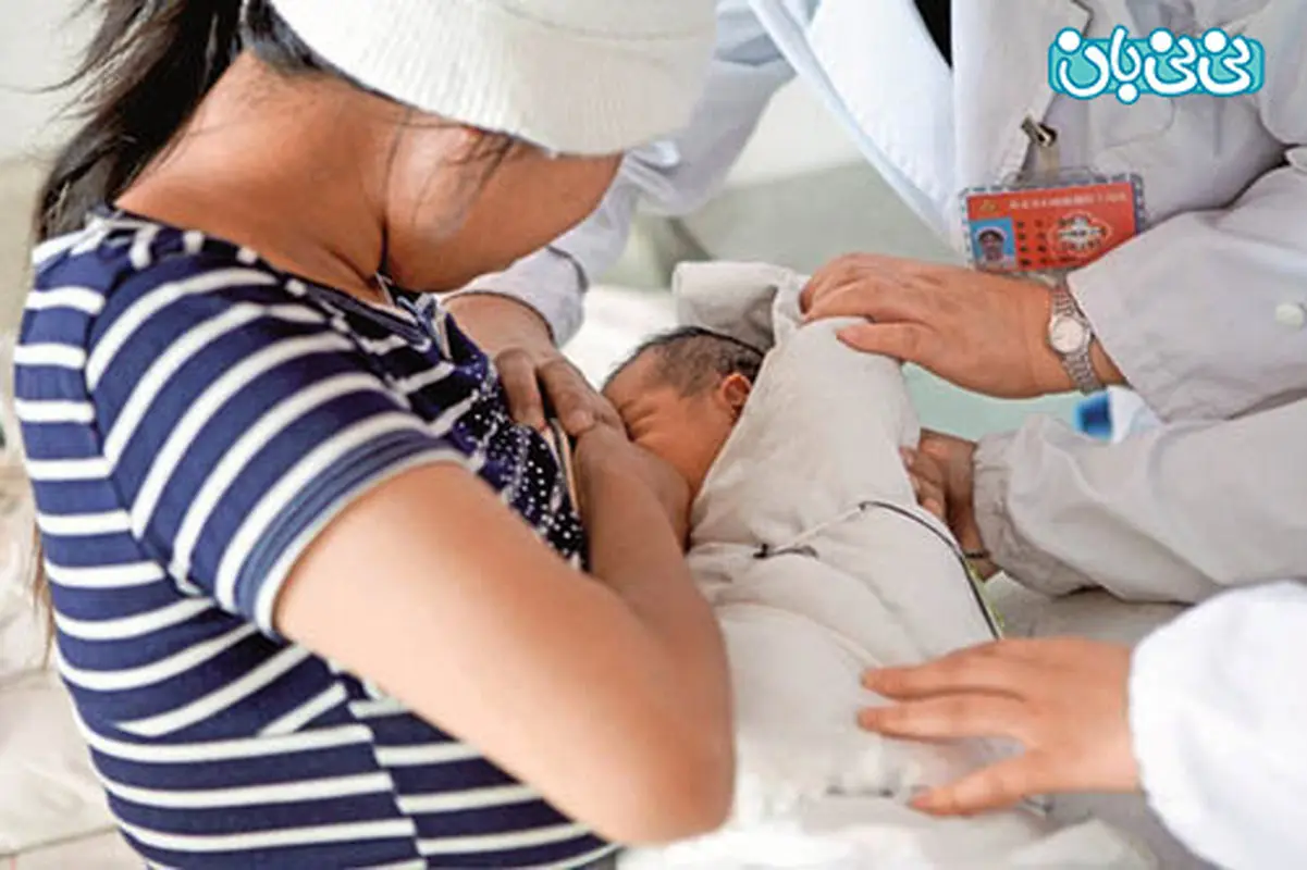 ارتباط زایمان سزارین و شیردهی