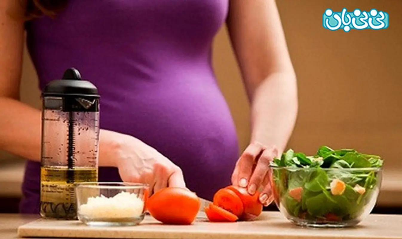 غذا خوردن در بارداری، شما الان دو نفرید!