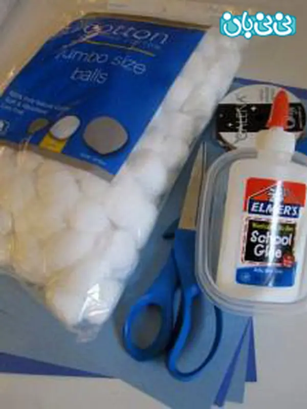 کاردستی برای کودکان، دانه برف